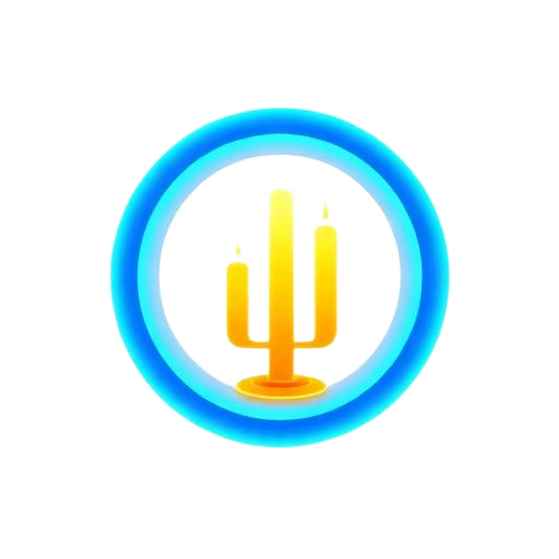 Logotipo ORBIT FOREX: órbitas azuis com vela dourada